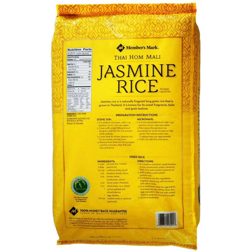 Thai Jasmine Rice 50lbs