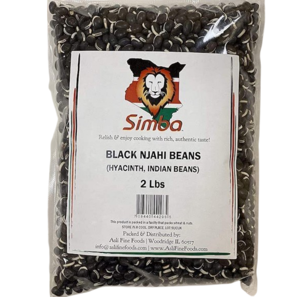 Njahi, Kenya Black Beans (Hyacinth, Indian Beans) 2lb