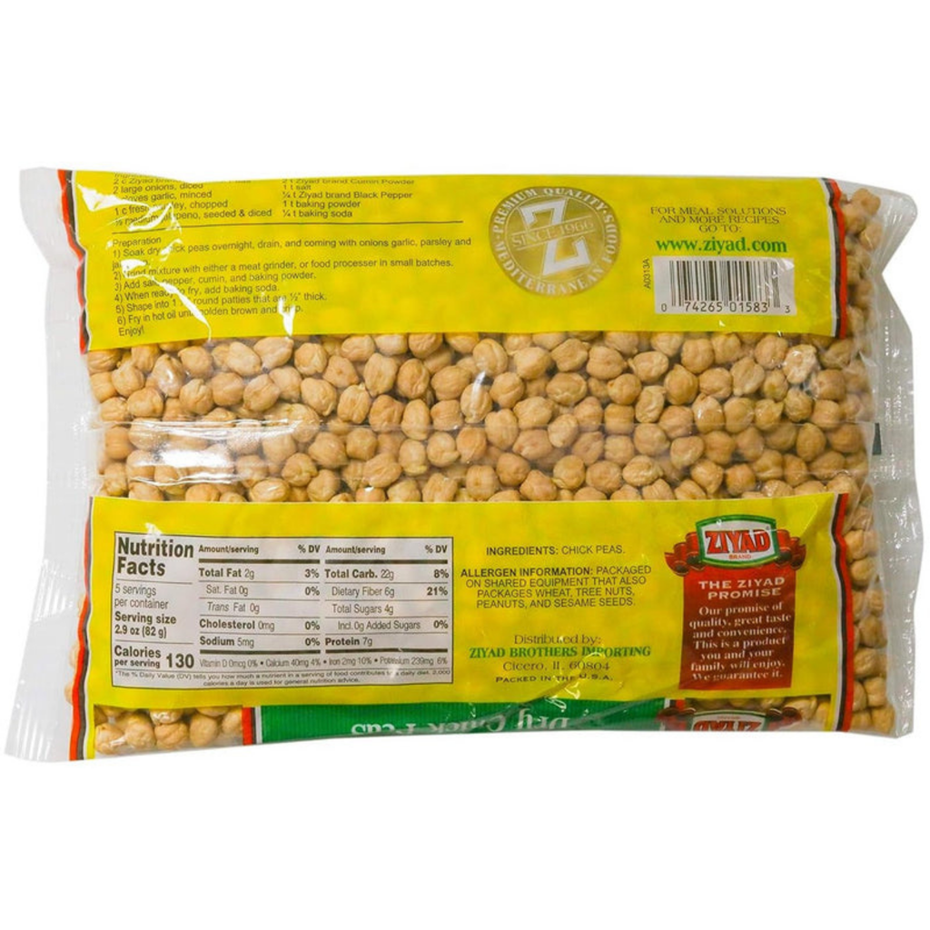 Dry Chickpeas Garbanzo Beans 2lb