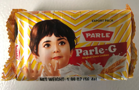 Parle-G Original Gluco Cookies (56.4g/1.99 oz.)