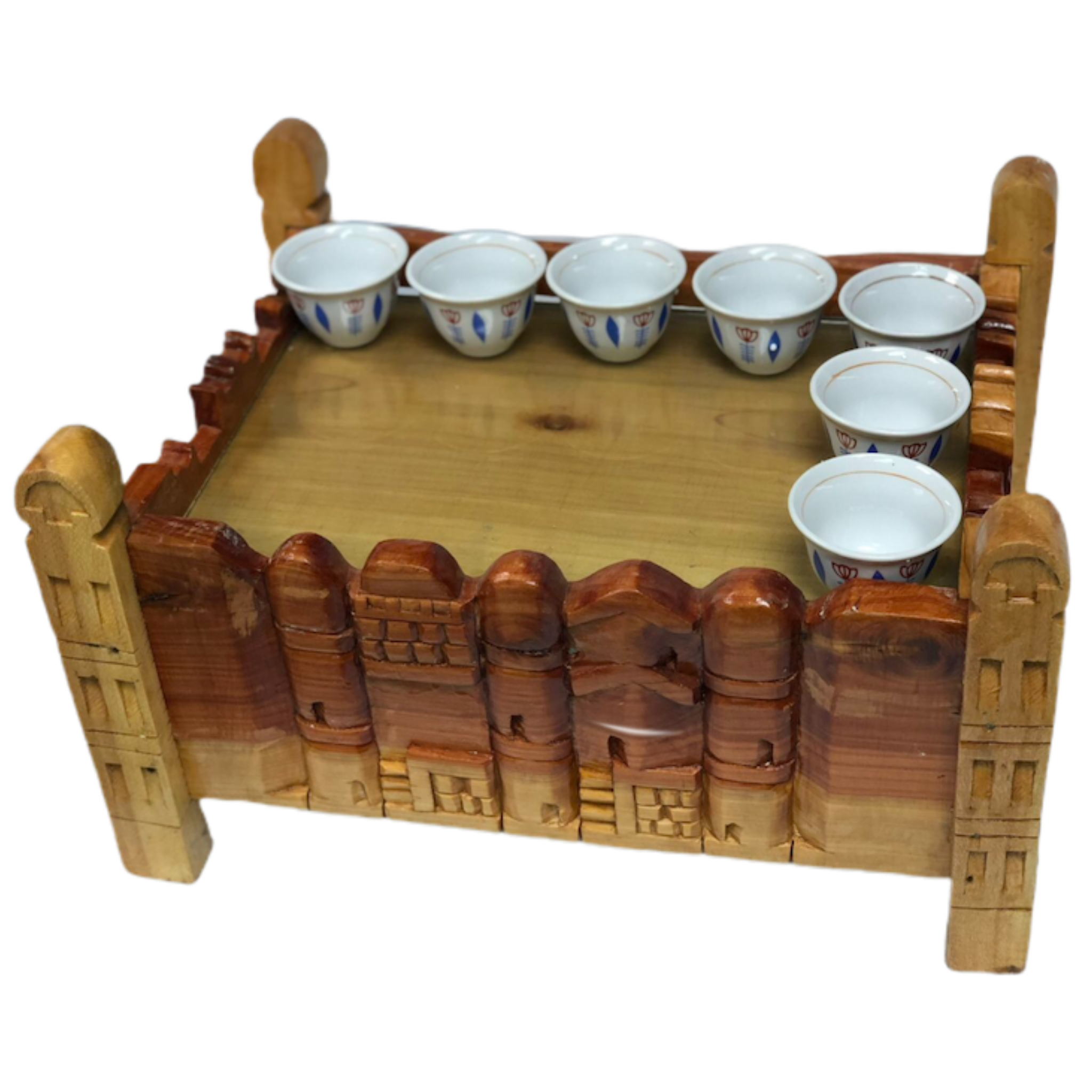 Wooden Harar Coffee Rekebot ሀረር ቡና ረከቦት