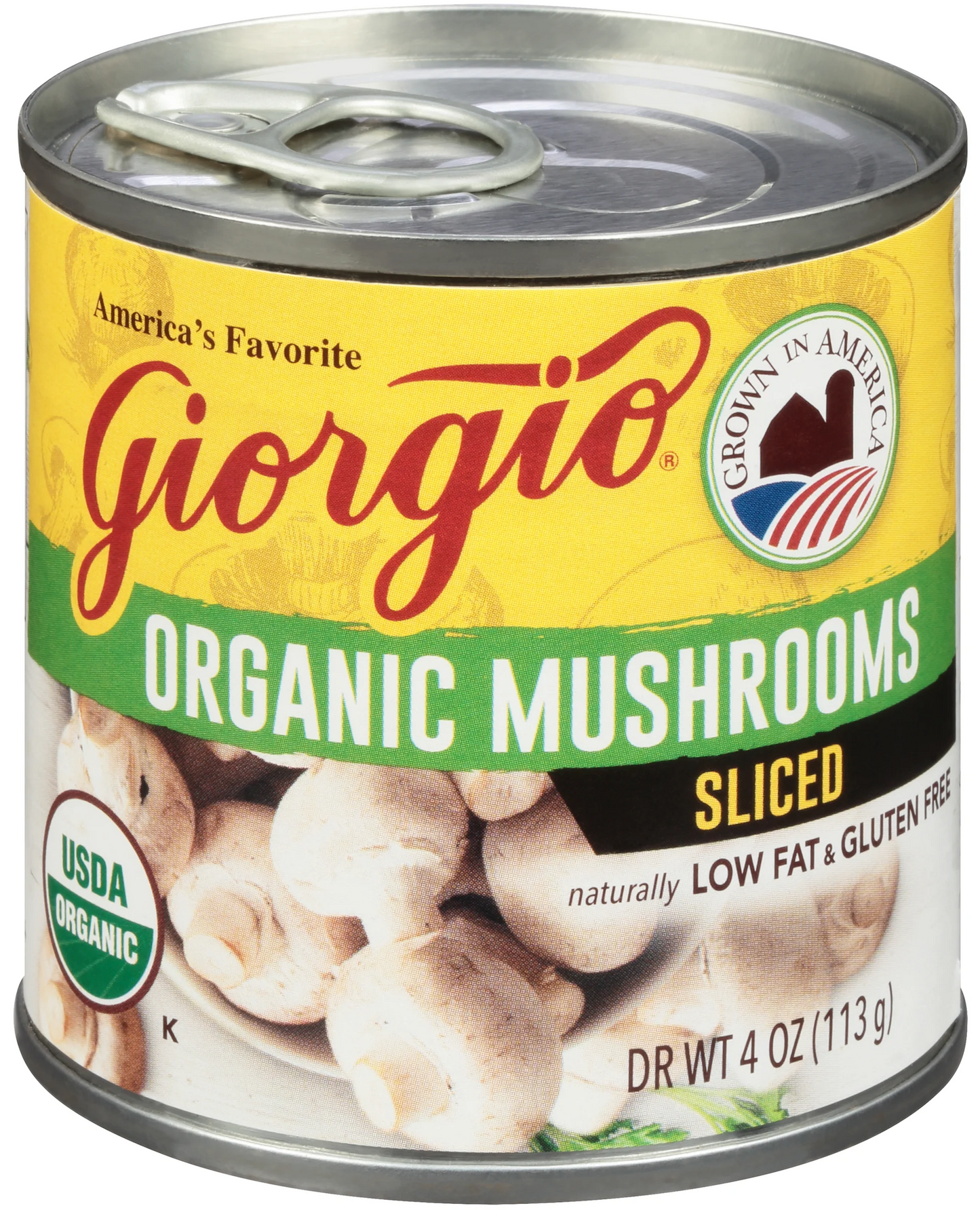 Organic Mushrooms Sliced