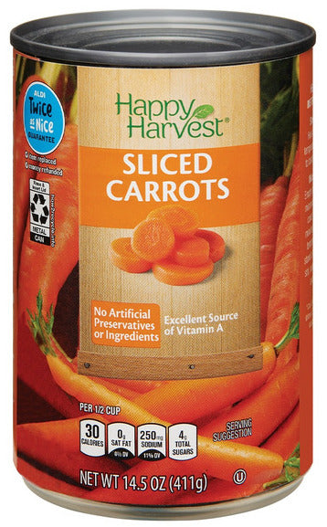 Sliced Carrots 411g