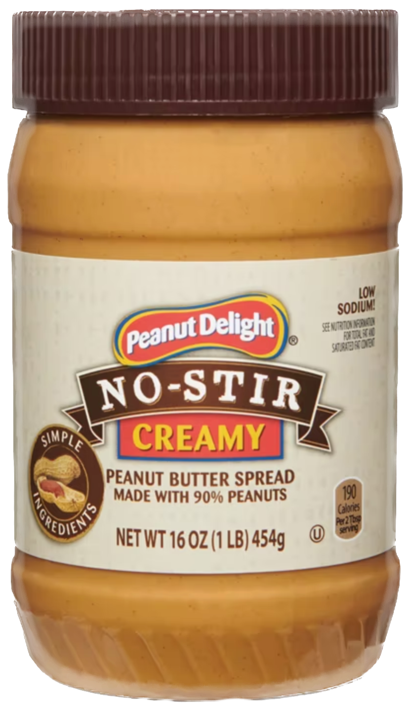 PD Natural Creamy Peanut Butter 454g