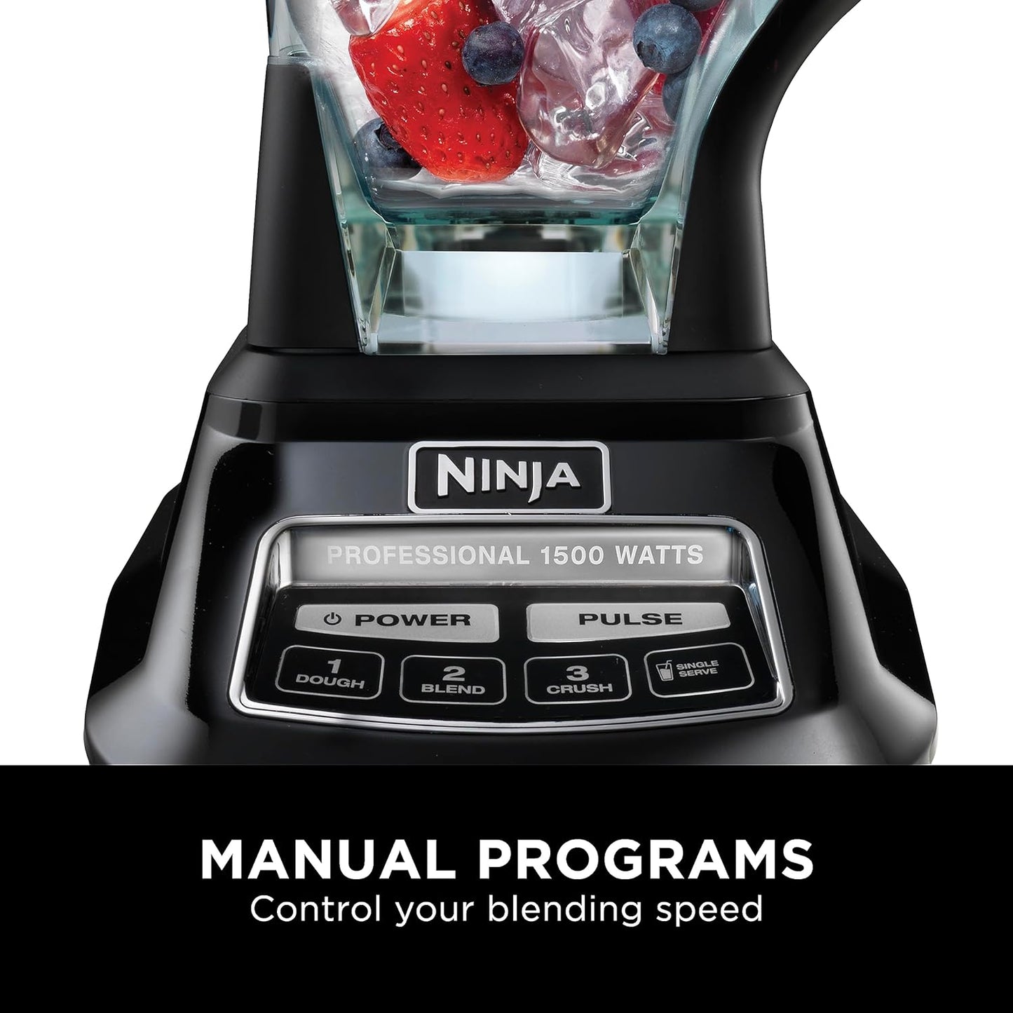 Ninja BL770 Mega Kitchen System, 1500W, 4 Functions for Smoothies, Processing, Dough, Drinks & More