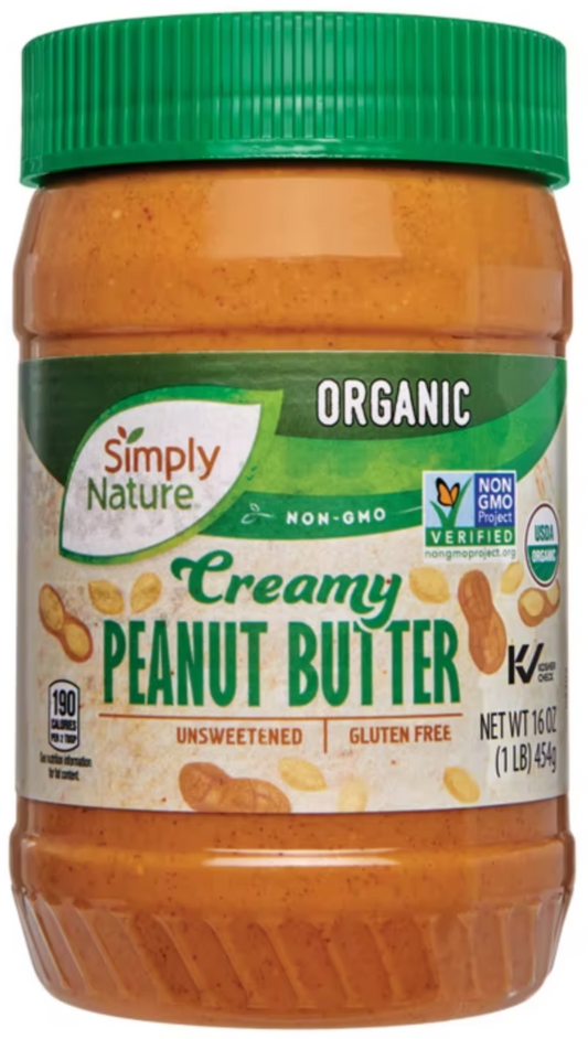 Organic Creamy Peanut Butter