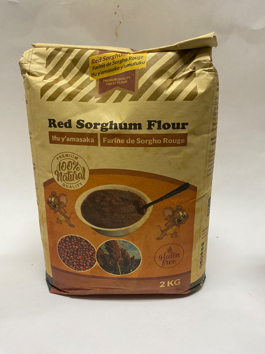 Red Sorghum Flour ቀይ ዘንጋዳ ማሽላ  2kg