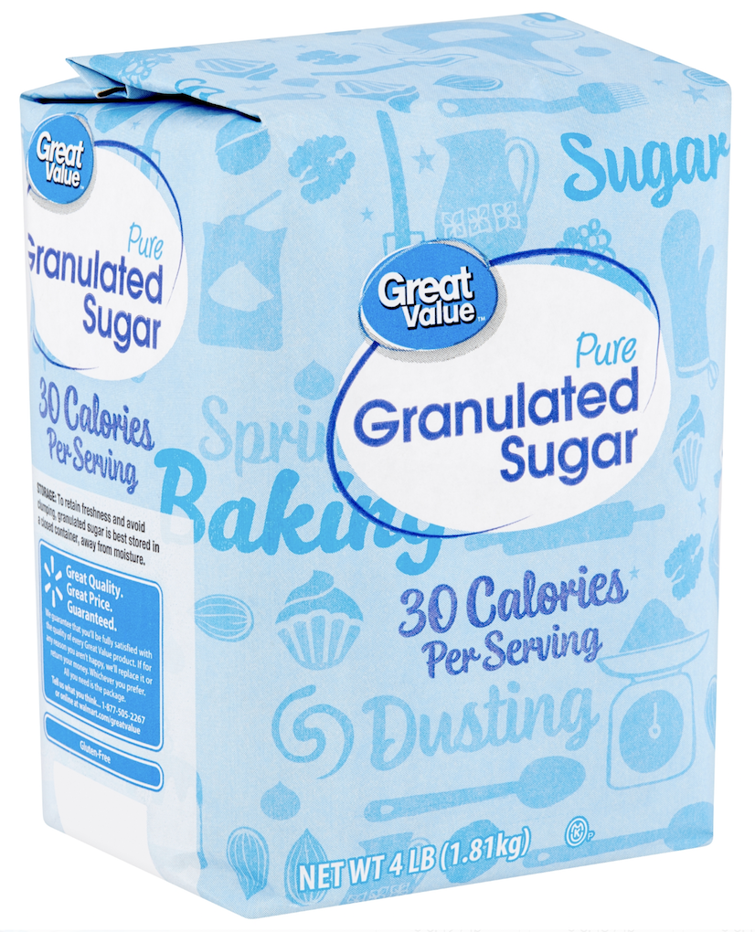Pure granulated sugar 4lbs