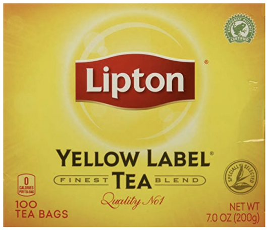 L Yellow label tea bags 200g x100tb
