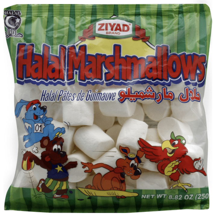 Halal Marshmallows plastic bag 250g
