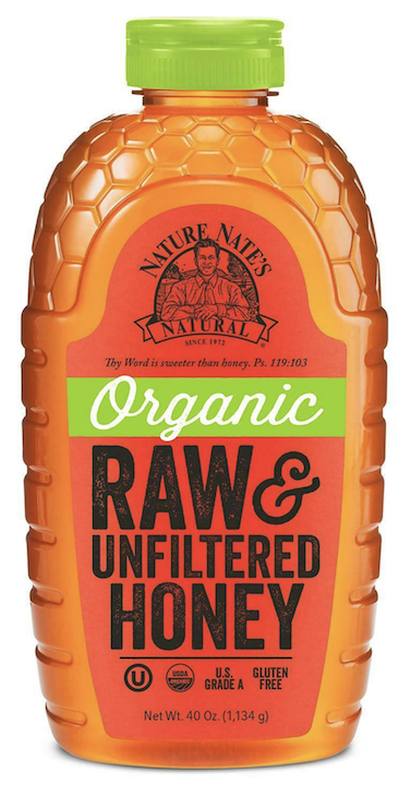 Honey organic raw & unfiltered 1.134g