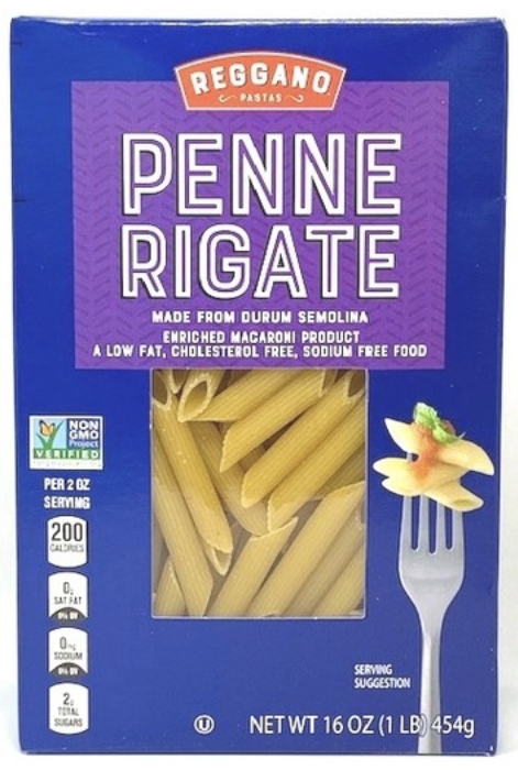 Reggano Penne Rigate Macaroni 454g