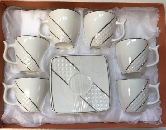 12 pcs Coffee Cups & Saucers