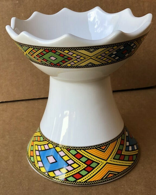 Ceramic Etan Machesha Tlet Incense burner ሴራሚክ እጣን ማጨሻ ጥለት B6