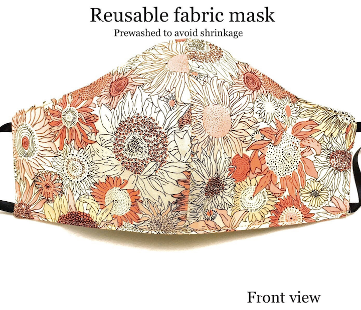 Fabric Face Masks washable 1 Size Unisex