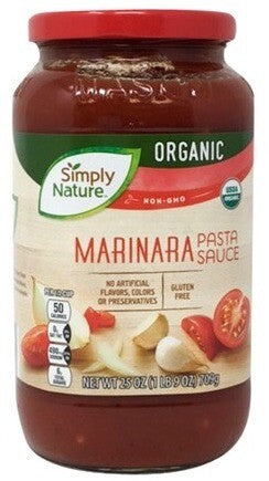Simply Nature Marinara Pasta Sauce709g