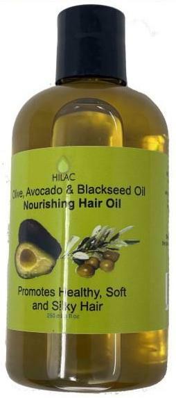 Hilac Olive, Avocado & Black Seed Nourishing Hair Oil