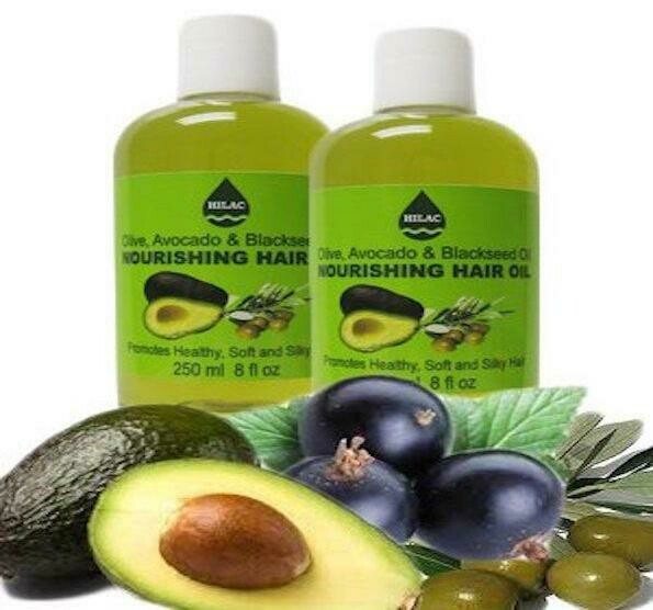 Hilac Olive, Avocado & Black Seed Nourishing Hair Oil