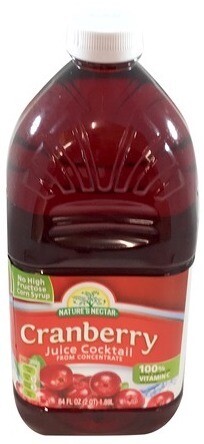 Nature's Nectar Cranberry Juice Cocktail 1.89L