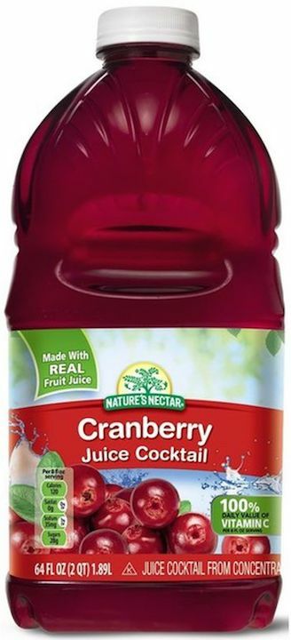 Nature's Nectar Cranberry Juice Cocktail 1.89L