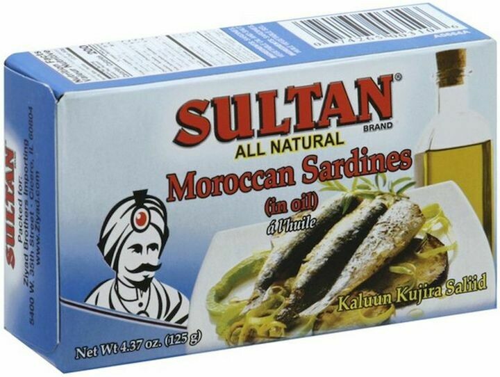 Sultan All Natural Moroccan Sardines in oil 4.37oz