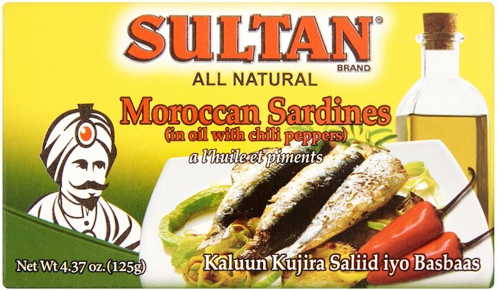 Sultan All Natural Moroccan Sardines in oil with Chili peppers 4.37oz