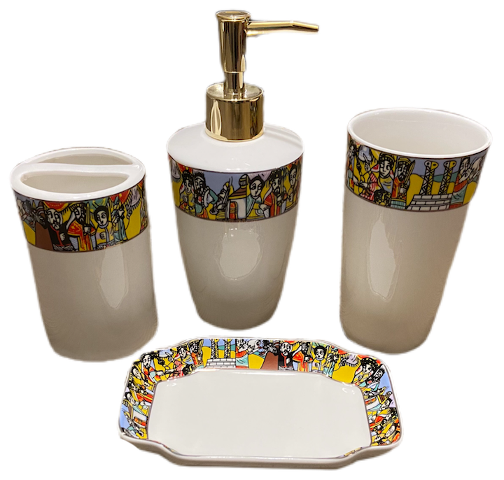 4 pcs saba bathroom set