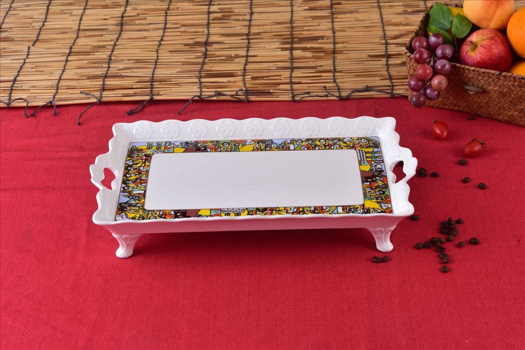 Tray with Foot Saba Decor