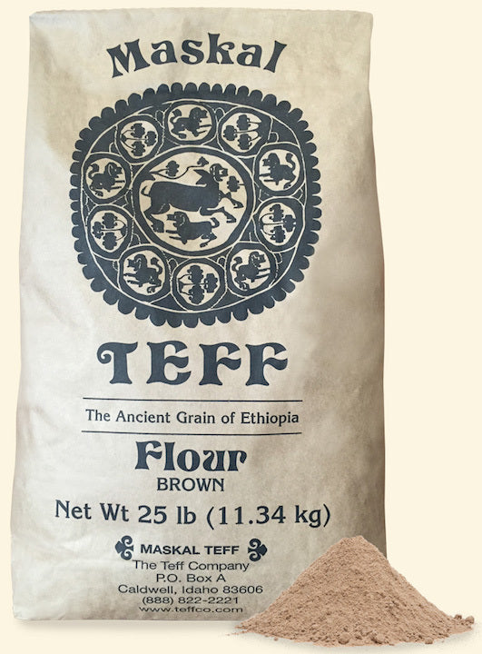 Maskal Ivory Teff Flour መስቀል ነጭ ጤፍ ዱቄት 25lb – AFRICA MARKET