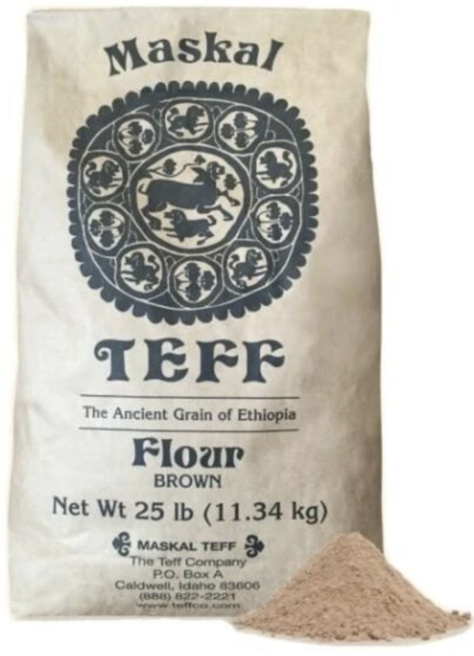 Meskel brown teff flour 25lbs