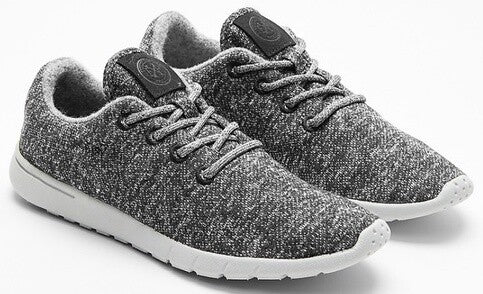 Express gray wool blend lace up fashion sneakers 11