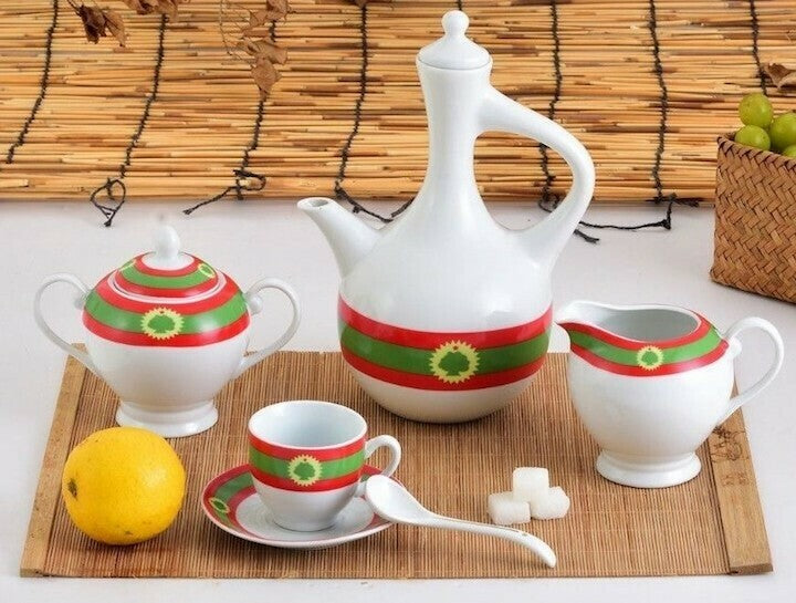 23 pcs Oromia flag coffee set