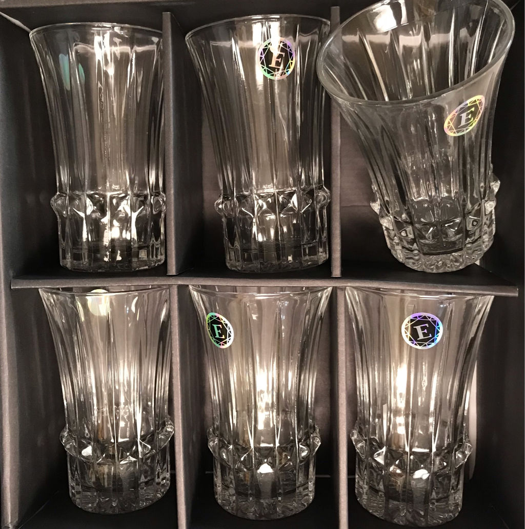6 pcs Elido Drink Glasses