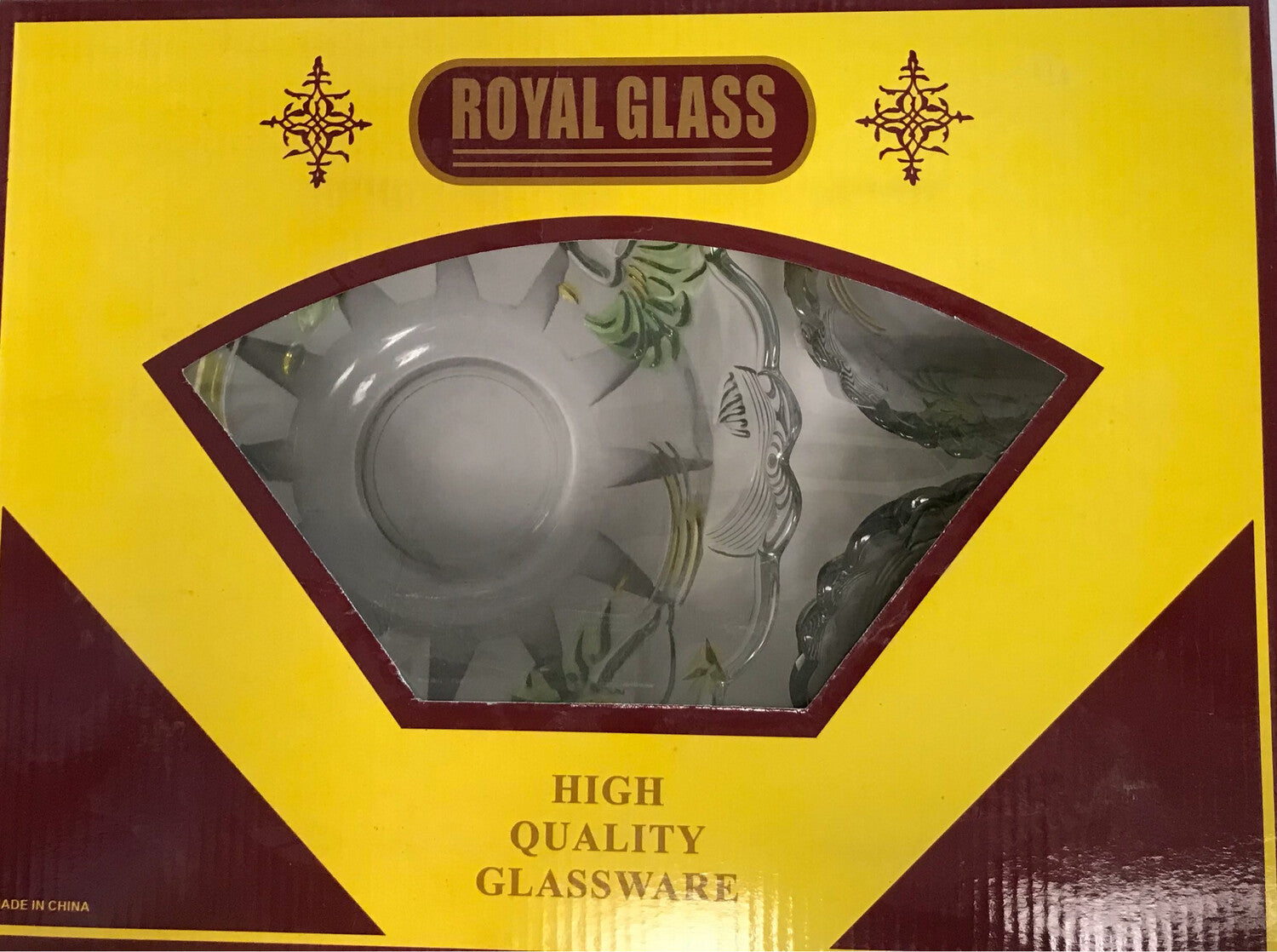 Royal Glass 7 pcs bowls