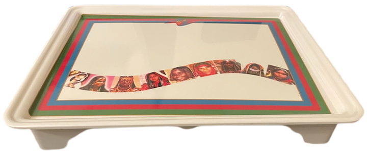 Mica Rekebot with foot (Eritrean Flag)