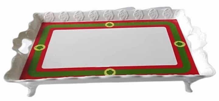 Tray with foot Oromia flag