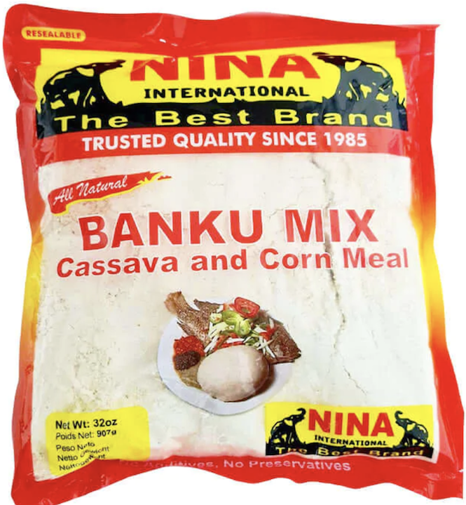 Nina Banku Mix Corn and Cassava Dough