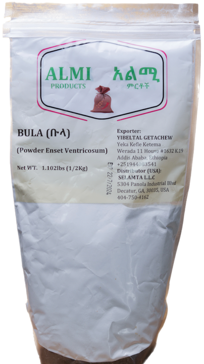 Enset Root Flour ቡላ 1kg – AFRICA MARKET