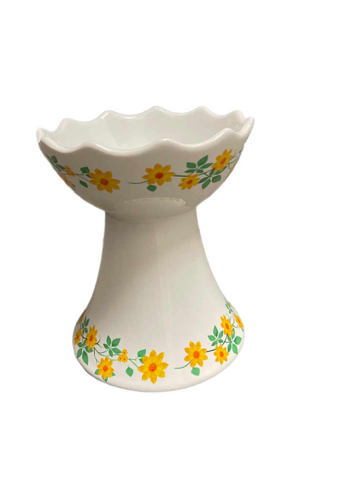Ceramic  Incense Burner Etan Machesha Flower Decor ሴራሚክ እጣን ማጨሻ በ አድዮ አበባ ጌጥ