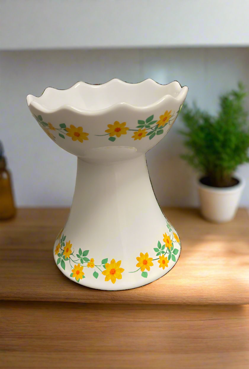 Ceramic  Incense Burner Etan Machesha Flower Decor ሴራሚክ እጣን ማጨሻ በ አድዮ አበባ ጌጥ