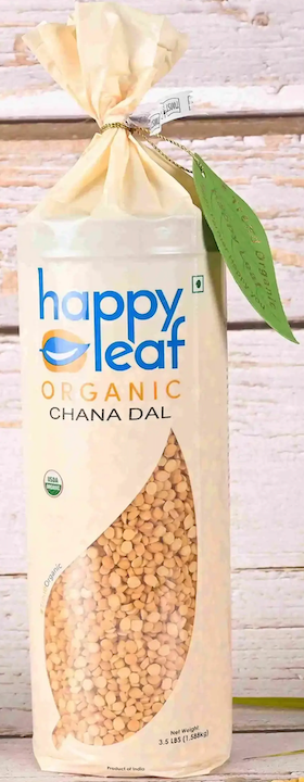 Happy Leaf Organic  Chana Dal ሽምብራ ክክ 3.5lb