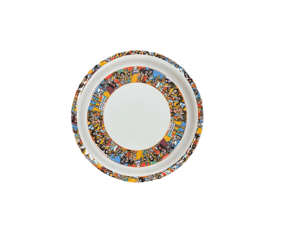 Platter Round Tray Saba Decor 20x20 inch