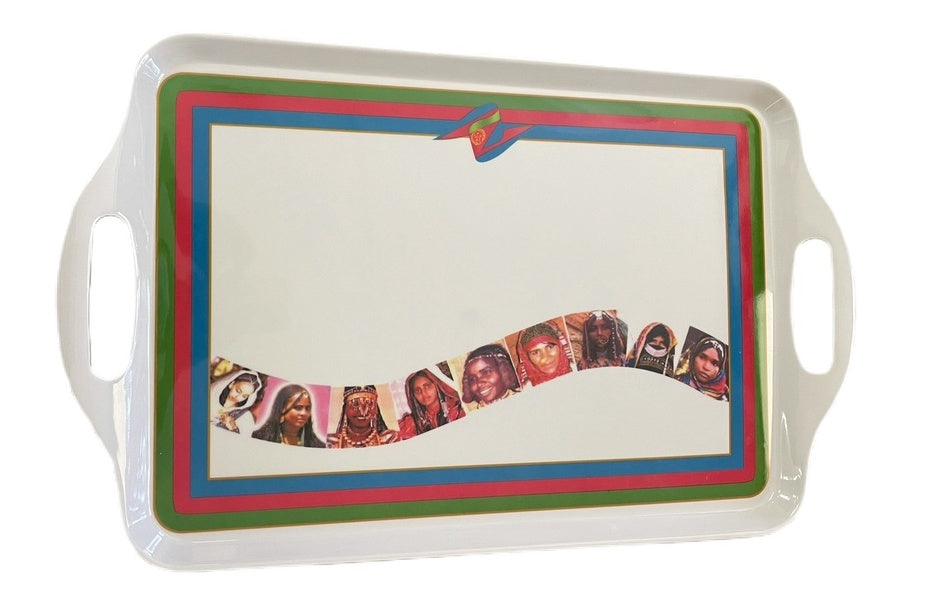 Serving Tray Eritrea Flag Decor